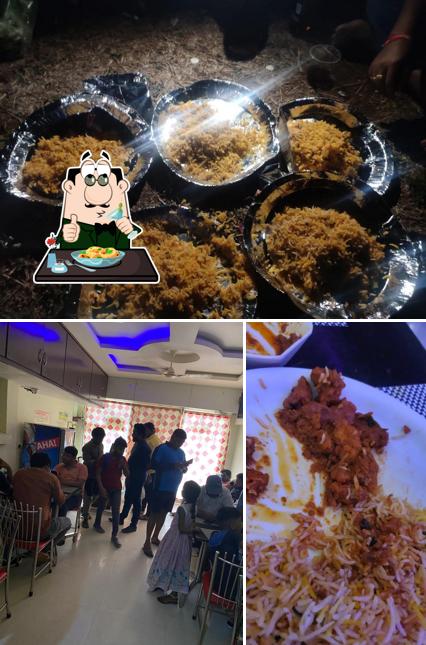 Take a look at the photo displaying food and interior at Sri Siri Biryanis