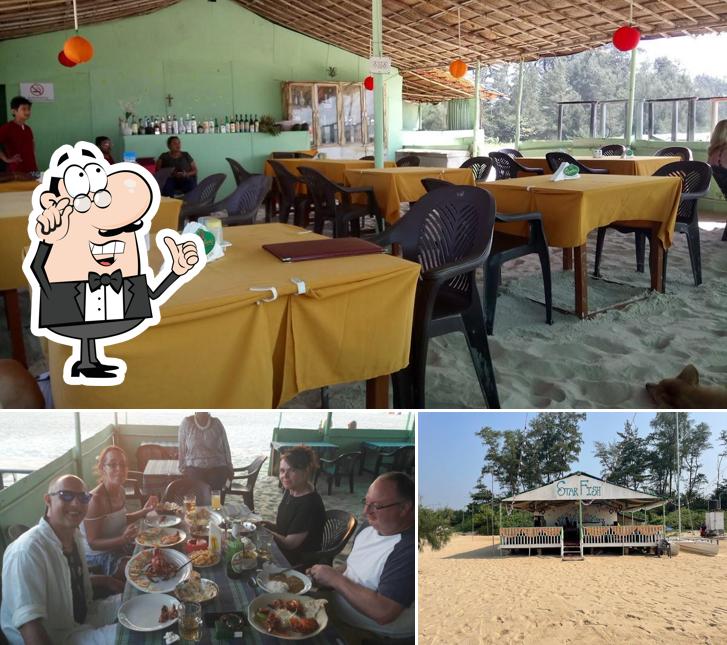The interior of Star fish beach shack