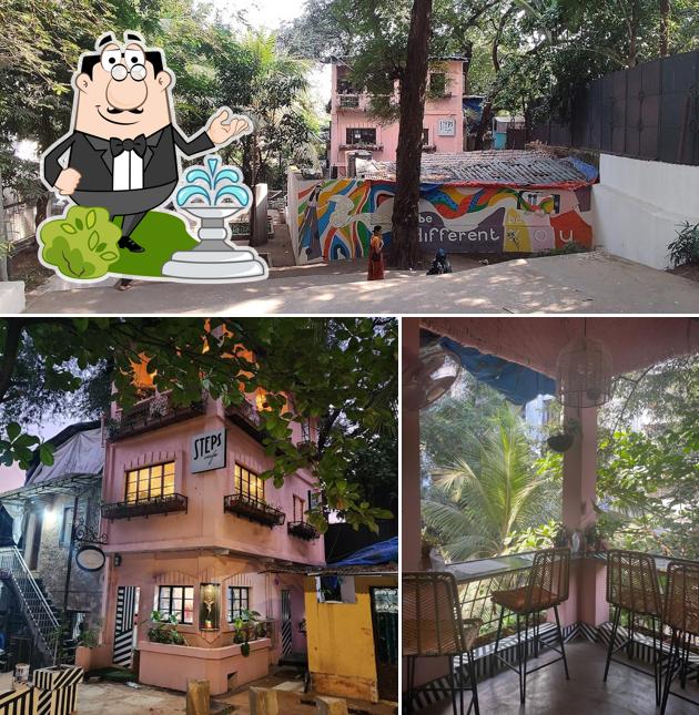 Check out how Steps Cafe looks outside