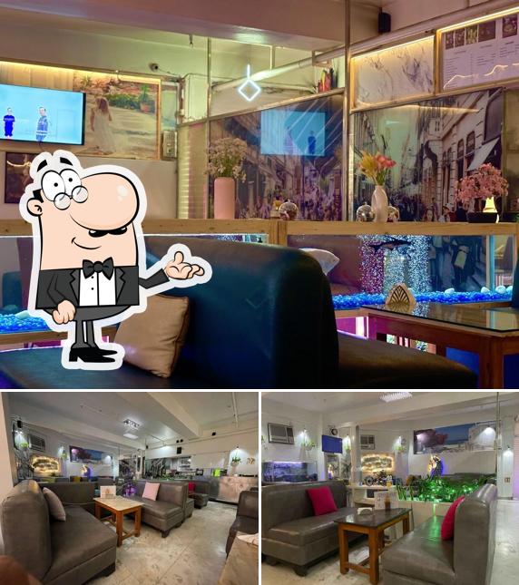 The interior of Uniolex's The hangout restaurant