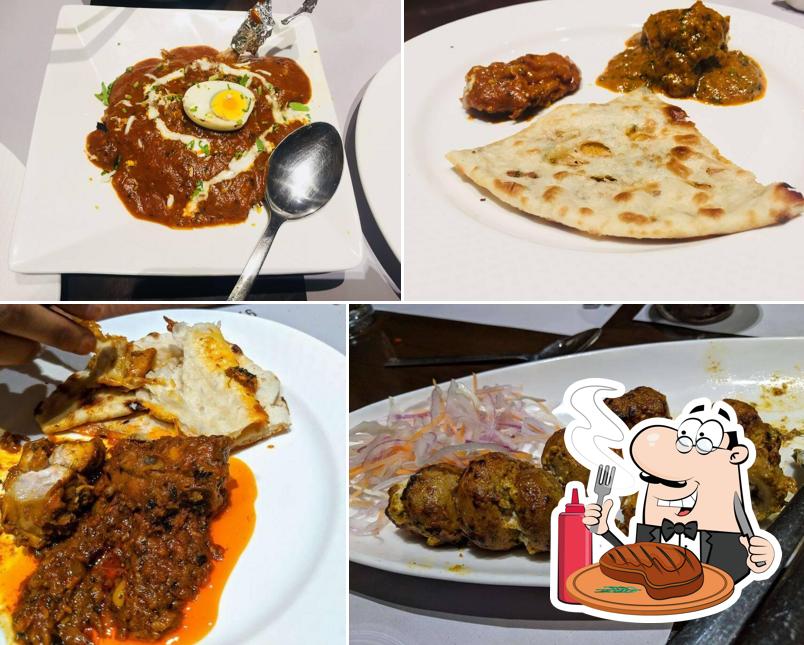 Meat meals are available at Zaika Palace