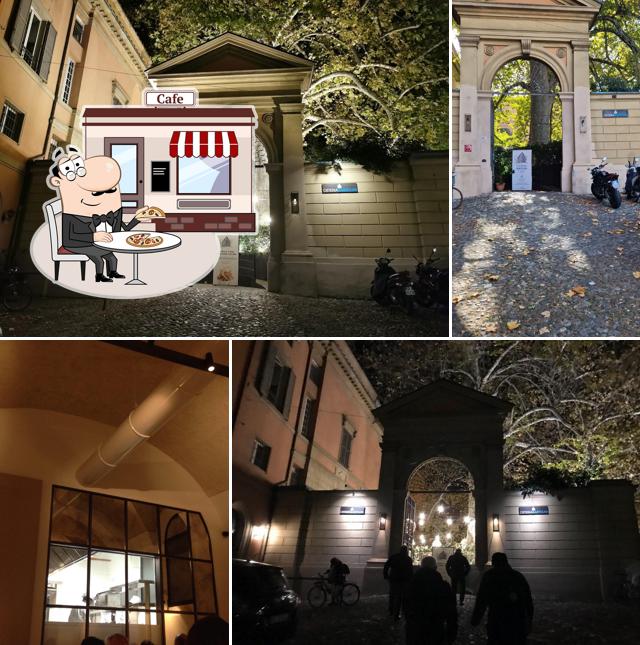 Puoi goderti l'aria fresca da seduto all'esterno di Osteria Bartolini