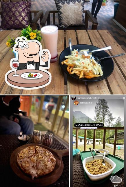 Food at Asherwoods cafe, cottages and camps