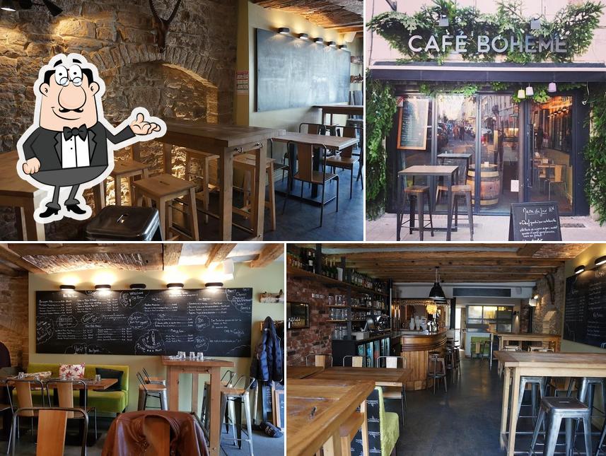 Découvrez l'intérieur de Café Bohème
