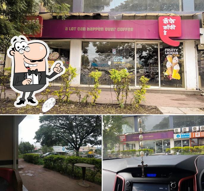 Enjoy the view outside Café Coffee Day