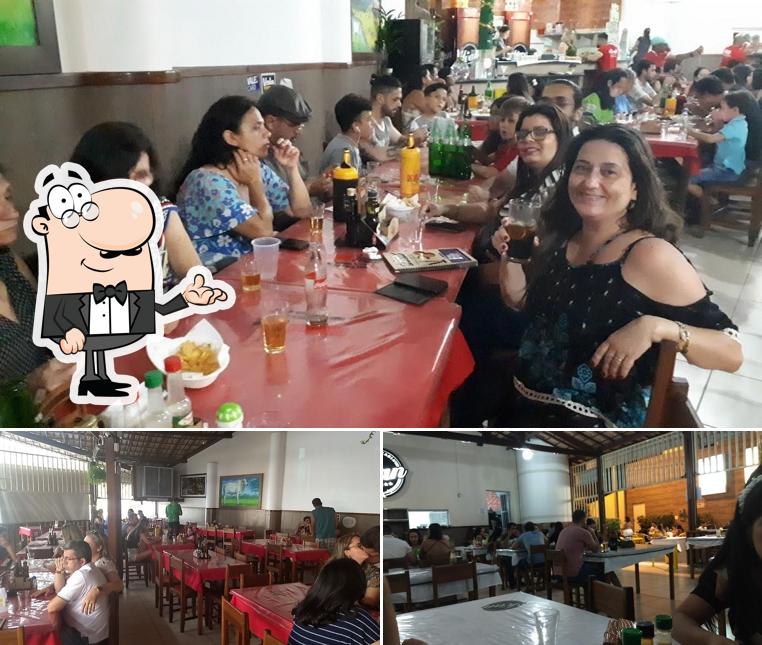 O interior do Churrascaria do Ivan
