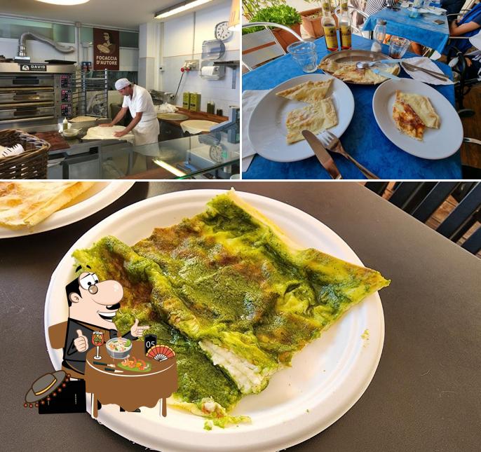 Cibo al Focaccia d'autore