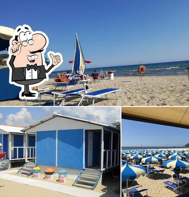 Gli interni di Lido Serapide