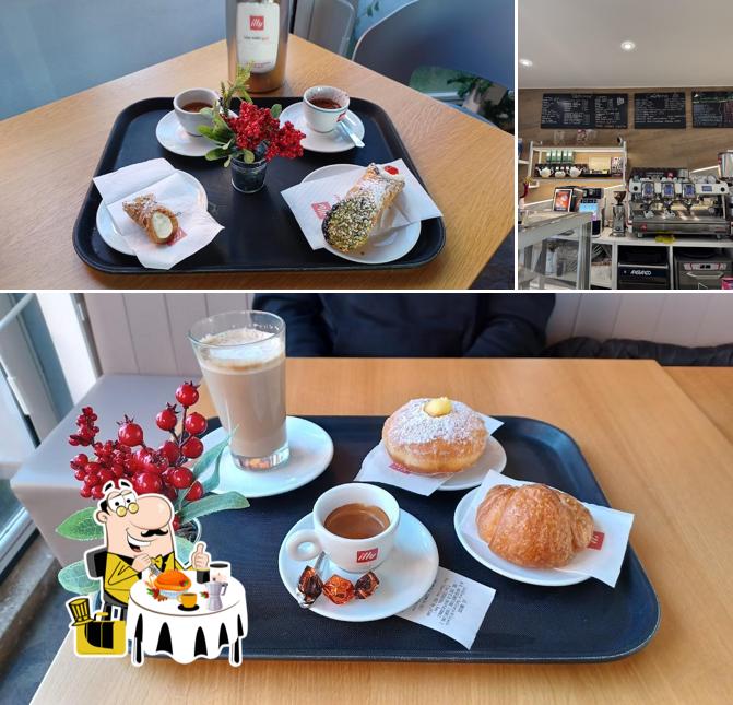 Guarda la foto che mostra la cibo e esterno di Pasticceria Gelateria Artigianale Le Trecce