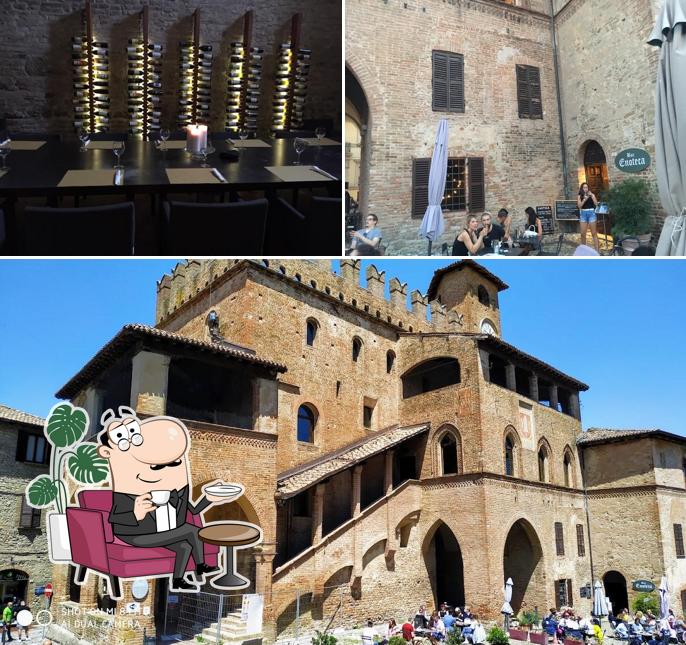 Questa è la foto che presenta la interni e esterno di Enoteca comunale di Castell'Arquato