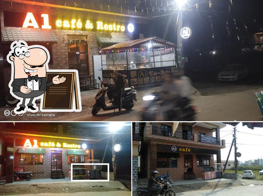 The exterior of A1 cafe`