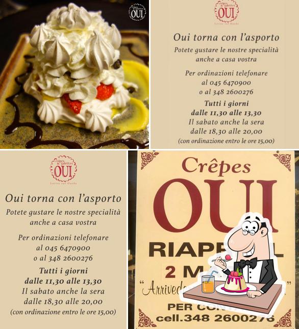 Crepes Oui propone un'ampia varietà di dessert