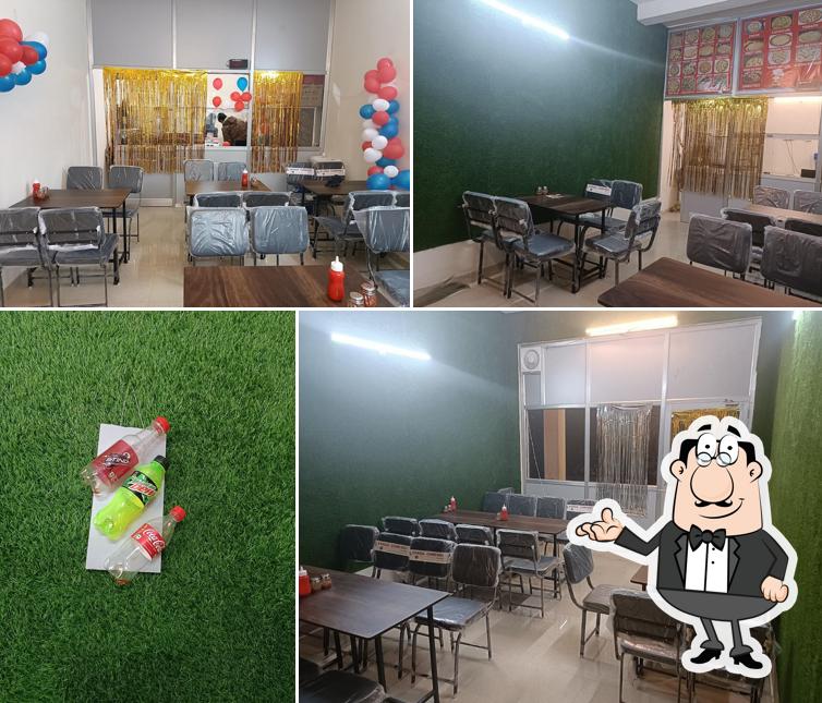 The interior of Domineec's Pizza Nalagarh
