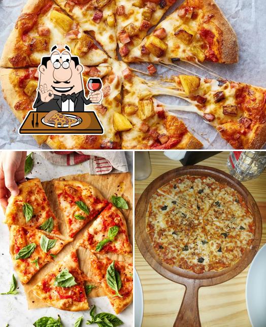 Pick pizza at Garlic N' Olives