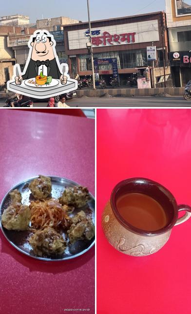 Check out the photo showing food and exterior at Hotel Karishma Bar and Lodge, Tirora