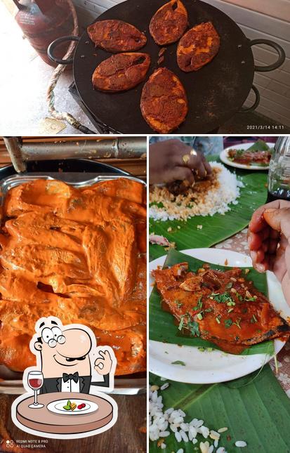 Food at Hotel Thaamboola