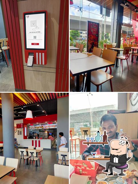 The interior of KFC-Gudimalkapur