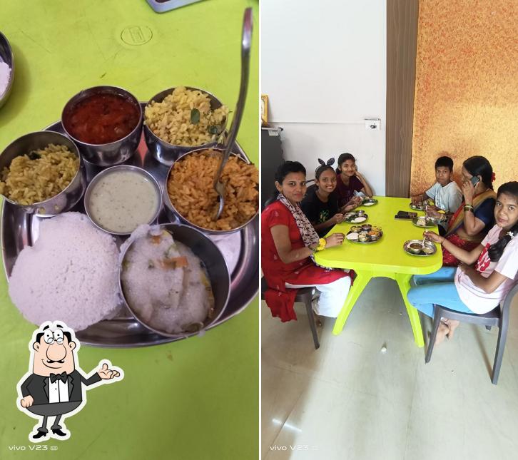 The interior of Prakruti Veg Kitchen