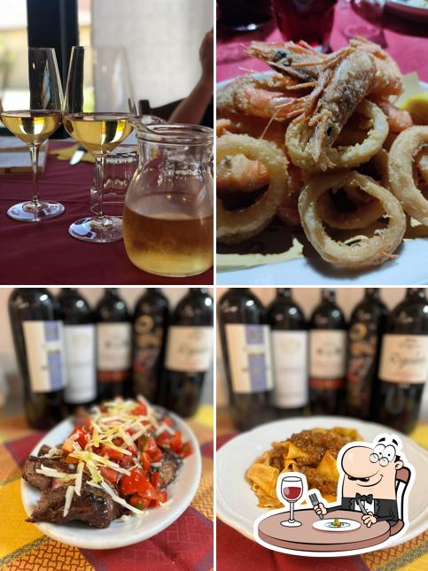 Cibo al Ristorante il Riccio Calci