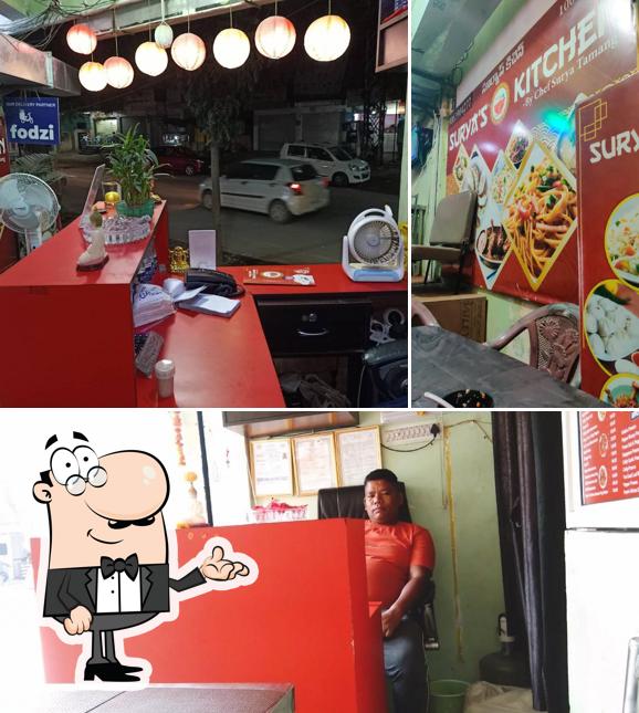 The interior of Surya's Kitchen Chinese restaurant