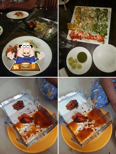 Food at Hotel Aangan Family Garden Restaurant & Bar