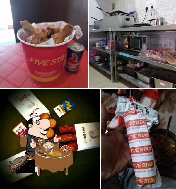 Food at Five Star Chicken