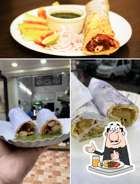 Food at Kapila Kathi Kebab