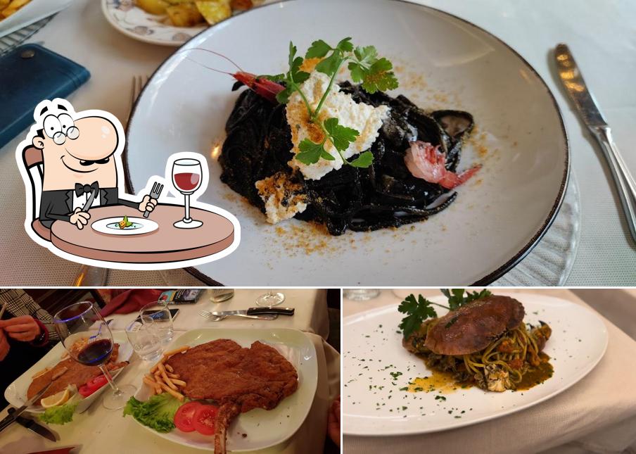 Cibo al Ristorante Le Tournedos - Specialità di pesce - Menù mediterraneo