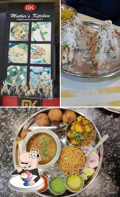 M.K. Restaurant provides a variety of desserts