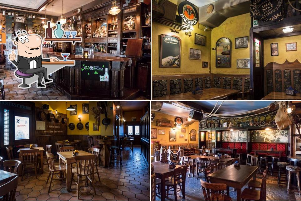 Dai un'occhiata agli interni di Old Stories Pub Birreria Pizzeria