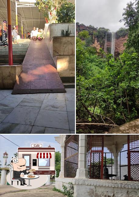 The exterior of Amba Sweets And Restaurent