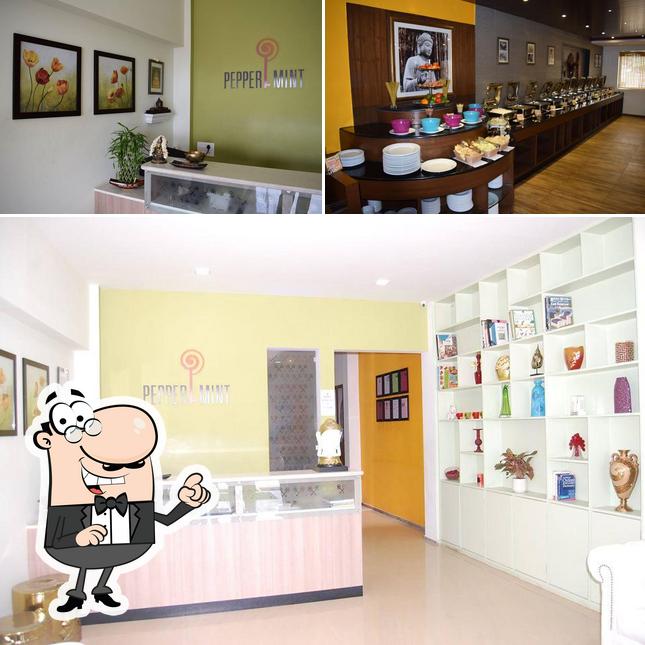 Cccpeppermint is distinguished by interior and food
