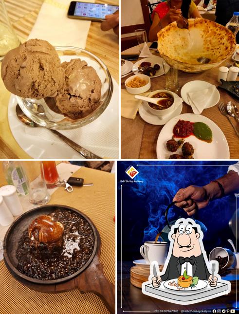 Food at Hotel Heritage Residency
