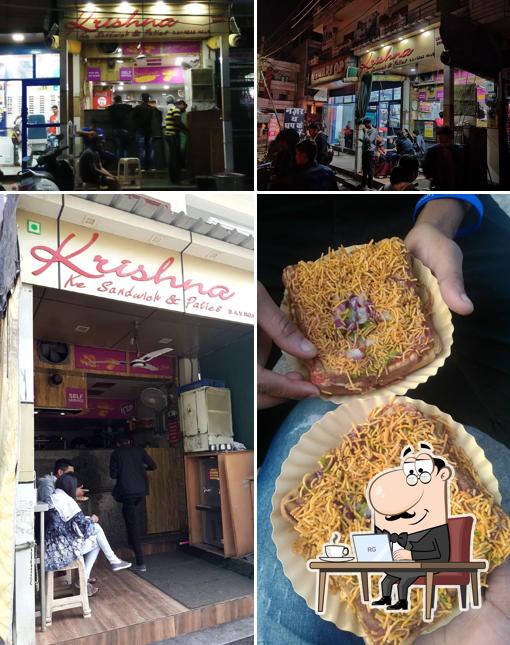 Check out how Krishna ke Sandwiches & Paties looks inside