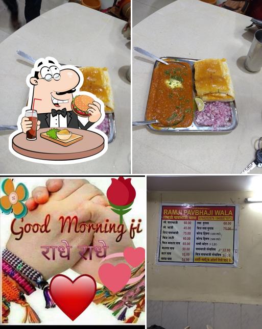 Order a burger at Ramji Pavbhaji Wala