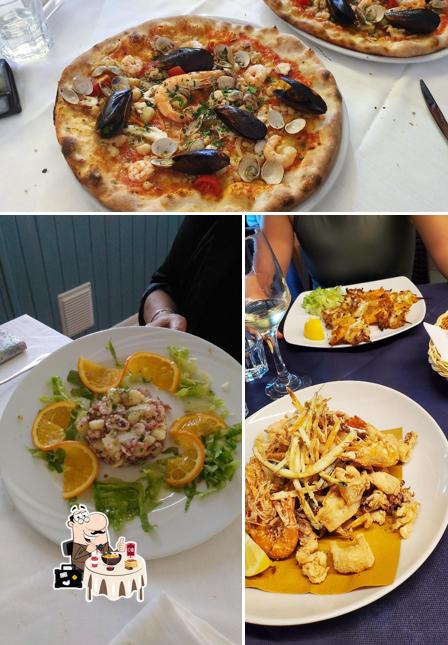 Cibo al Ristorante Pizzeria Pesce Azzurro