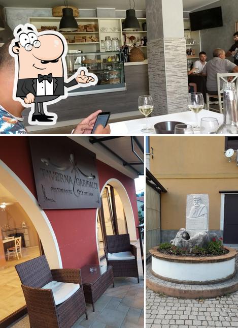 Gli interni di Taverna Garibaldi