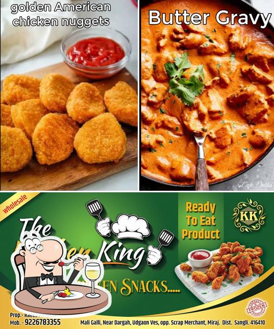 Food at The kitchen King snacks