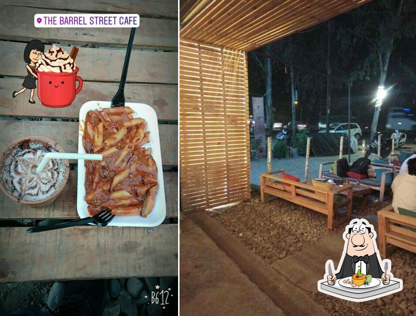 Food at The Barrel Street Cafe