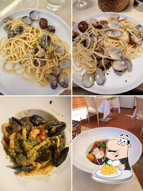 Spaghetti alla carbonara al Vista Mare Drink & Restaurant