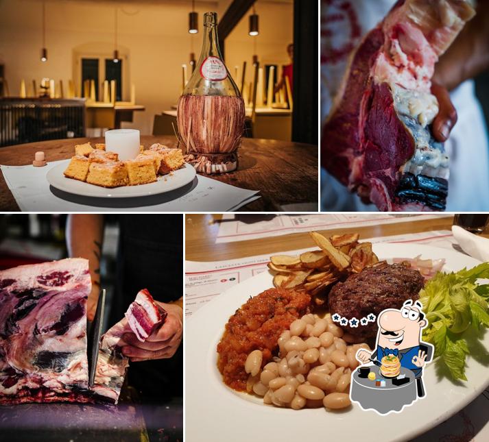 Cibo al Officina della Bistecca