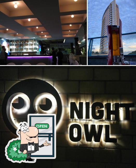 Check out how Night Owl Sky Lounge looks outside