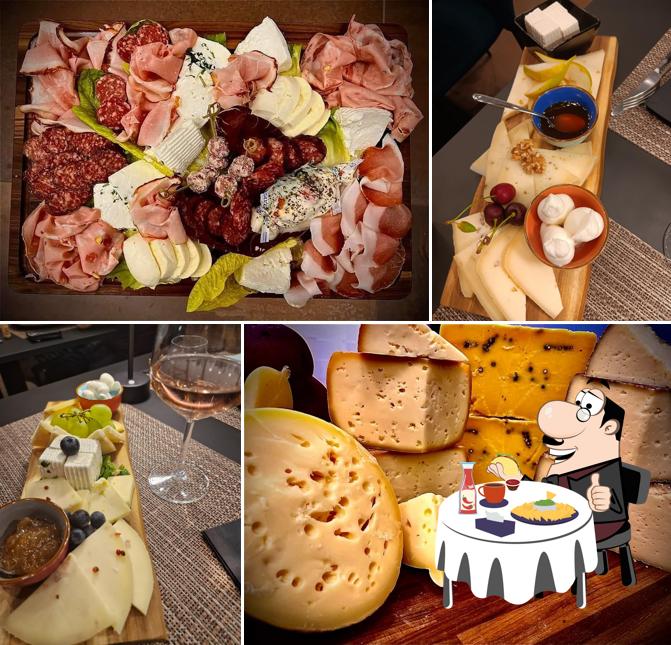 Piatto di formaggi al Offwine winery