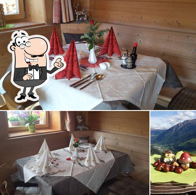 La foto di interni e cibo da Berggasthof Magdfeld