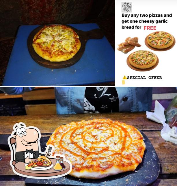 Pick pizza at Cafe 9 Feet Under