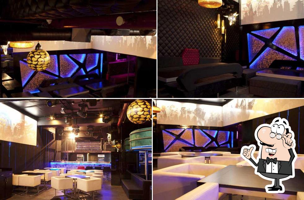 The interior of Club Czar