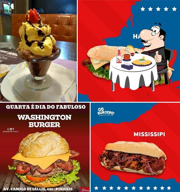 Hambúrguer em Go Burgers/UrbanFlame Burger