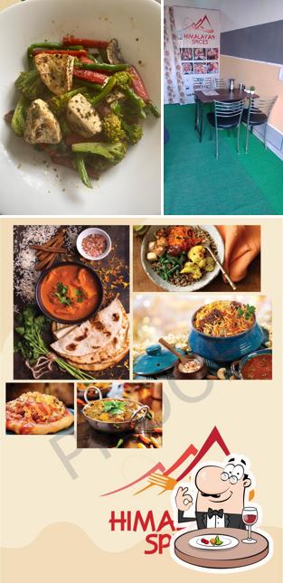 Food at Himalayan spices