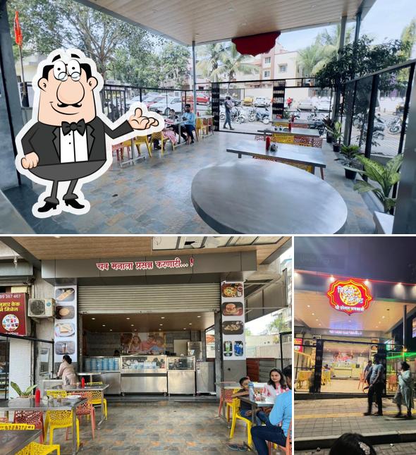 The interior of Pizza Planet & Shree Special Pav Bhaji