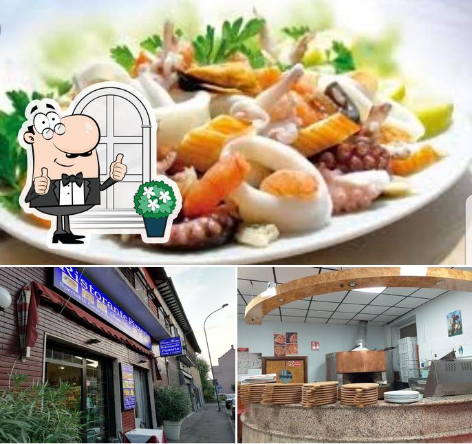 Guarda la immagine che presenta la esterno e cibo di Ristorante Pizzeria Santa Maria Bareggio